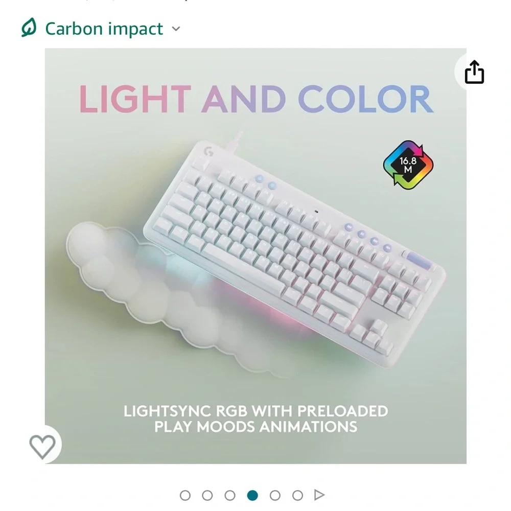 Logitech G713 Aurora collection Clicky keyboard